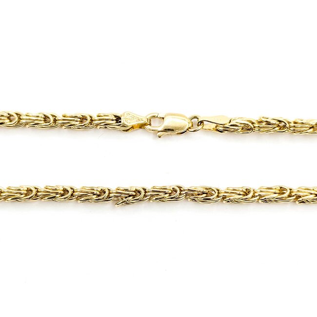 Necklace Fancy Link 14Ky 18" 8.9g 225072050