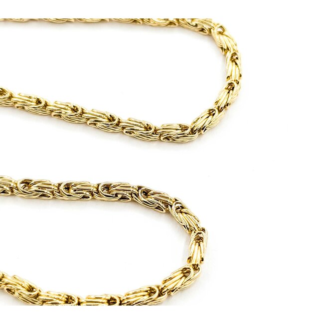 Necklace Fancy Link 14Ky 18" 8.9g 225072050