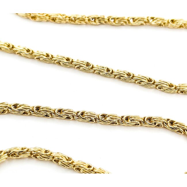 Necklace Fancy Link 14Ky 18" 8.9g 225072050