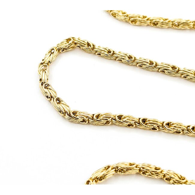 Necklace Fancy Link 14Ky 18" 8.9g 225072050