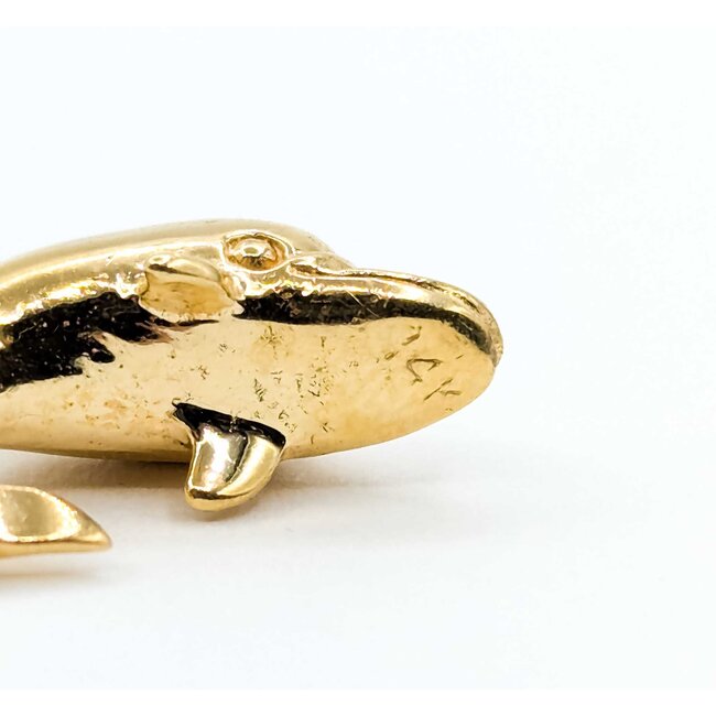 Pendant Dolphin 14ky 19.75x17 4.87g 225072053