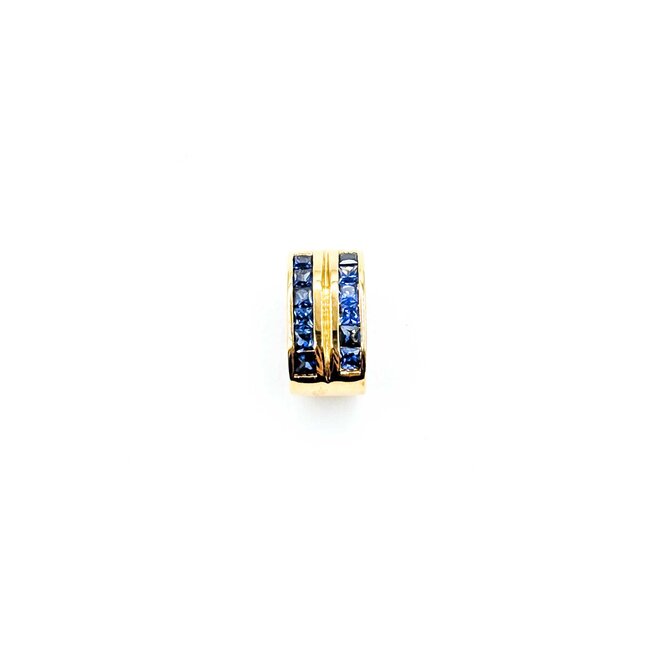 Pendant .36ctw Blue Sapphire 18ky 11.5x5.5mm 2.18g 225080062