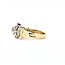 Ring Cluster .75ctw Round Diamonds 10ky 6mm Sz4.5 4.61g 225080021