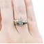 Ring Cluster .75ctw Round Diamonds 10ky 6mm Sz4.5 4.61g 225080021