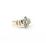 Ring Cluster .75ctw Round Diamonds 10ky 6mm Sz4.5 4.61g 225080021