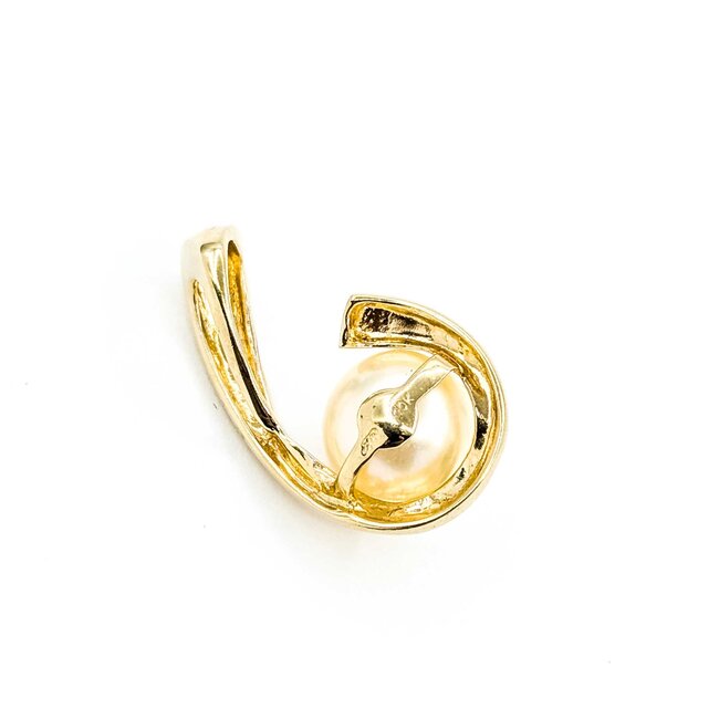 Pendant 9.8mm Pearl 10ky 25.5x14.5mm 3.37g 225080072