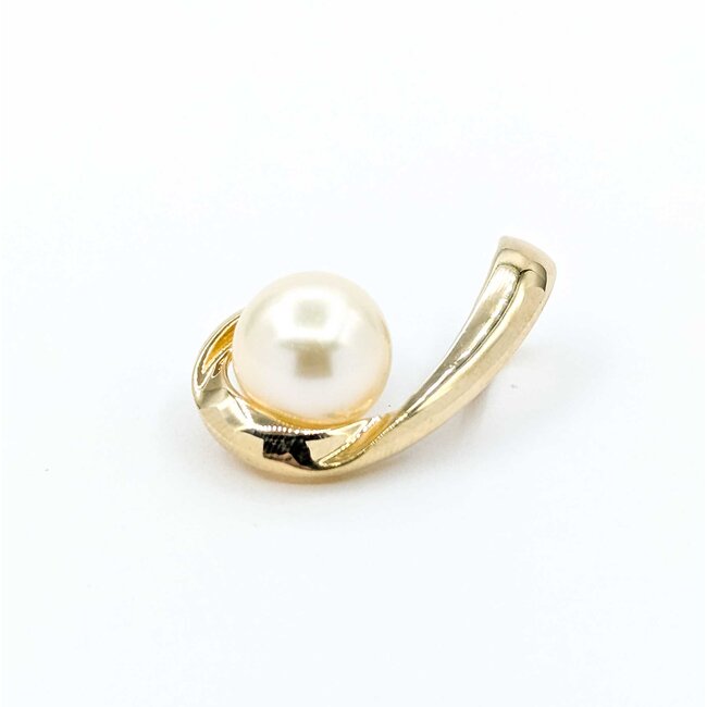 Pendant 9.8mm Pearl 10ky 25.5x14.5mm 3.37g 225080072