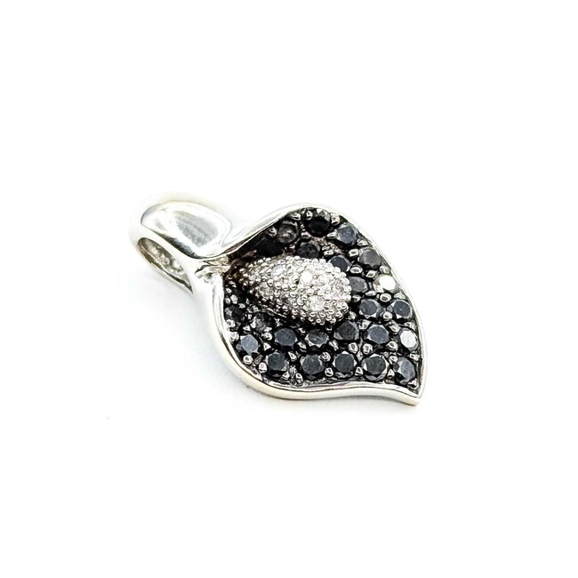 Pendant .50ctw Round Diamonds 14kw 23x12mm 3.26g 225080073