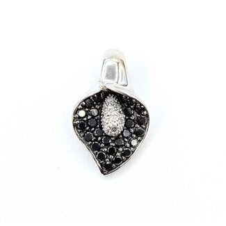 Pendant .50ctw Round Diamonds 14kw 23x12mm 3.26g 225080073