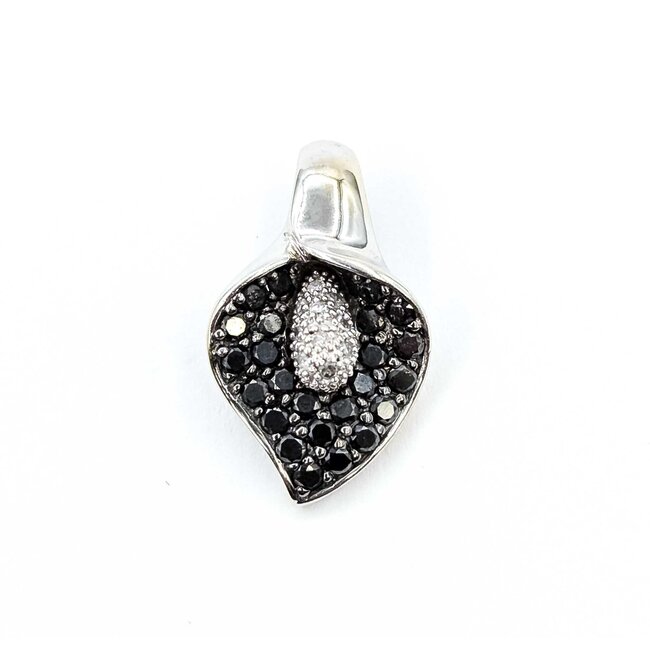 Pendant .50ctw Round Diamonds 14kw 23x12mm 3.26g 225080073