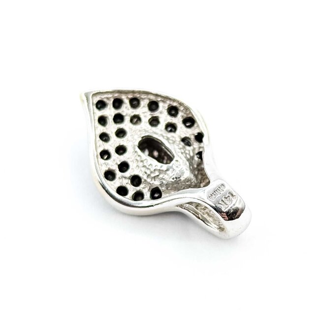 Pendant .50ctw Round Diamonds 14kw 23x12mm 3.26g 225080073