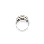 Ring 3 Row 1.25ctw Princess/Round Diamonds 18kw 9mm Sz8.75 8.78g 225080037