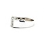 Ring 3 Row 1.25ctw Princess/Round Diamonds 18kw 9mm Sz8.75 8.78g 225080037