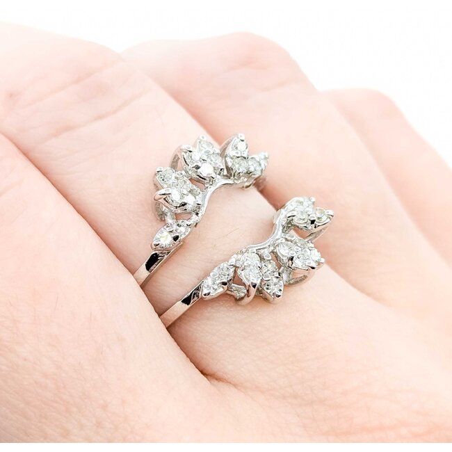 Ring Wrap .33ctw Single Cut Diamonds 14kw Sz8.5 225080039