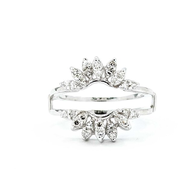 Ring Wrap .33ctw Single Cut Diamonds 14kw Sz8.5 225080039
