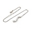 Pendant w/Chain 7 Stone Journey 1.00ctw Round Diamonds 14ky 25x6.5mm 18" 4.42g 225090013