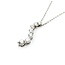 Pendant w/Chain 7 Stone Journey 1.00ctw Round Diamonds 14ky 25x6.5mm 18" 4.42g 225090013