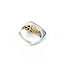 Ring Scroll .25ctw Round Diamonds 14ktt Sz7 6.4g 225080055