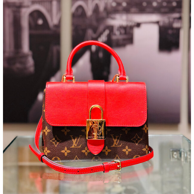 Handbag Louis Vuitton Locky Coquelicot Monogram BB M43159 125095048