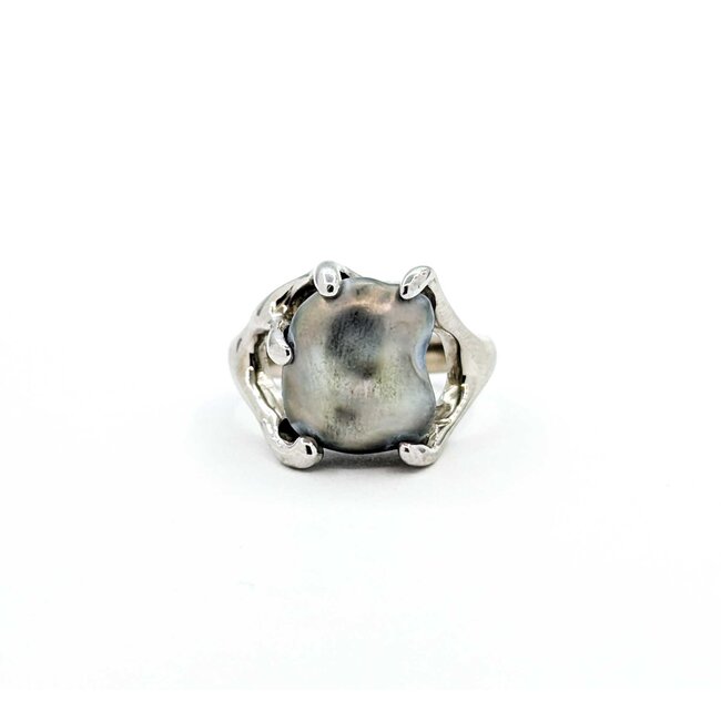 Ring Baroque 12.6mmx11mm Pearl 14kw 8.87g 225080014