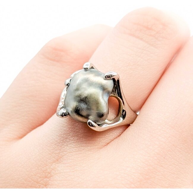 Ring Baroque 12.6mmx11mm Pearl 14kw 8.87g 225080014