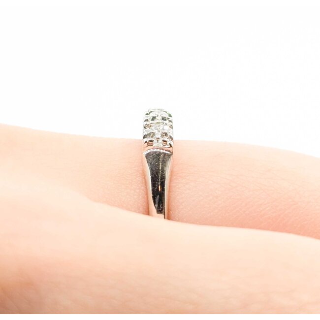 Ring 5 Stone .15ctw Single Cut Diamonds 14kw Sz6 2.4g 225080046