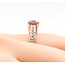 Ring Vintage Style .24ctw Round Diamonds 1.70ct Red Spinel 14kw Sz6 6.7g 225080053