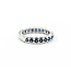 Ring Eternity 1.0ctw Blue Sapphire 14kw Sz6 3.2g 225080058
