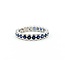 Ring Eternity 1.0ctw Blue Sapphire 14kw Sz6 3.2g 225080058