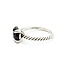 Ring David Yurman .04ctw Round Diamonds 8mm Onyx SS Sz6.5 3.17g 225080032