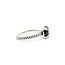 Ring David Yurman .04ctw Round Diamonds 8mm Onyx SS Sz6.5 3.17g 225080032