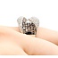 Ring Wave 2.0ctw Round Diamonds 18kw Sz6 11.9g 225080044