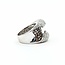 Ring Wave 2.0ctw Round Diamonds 18kw Sz6 11.9g 225080044