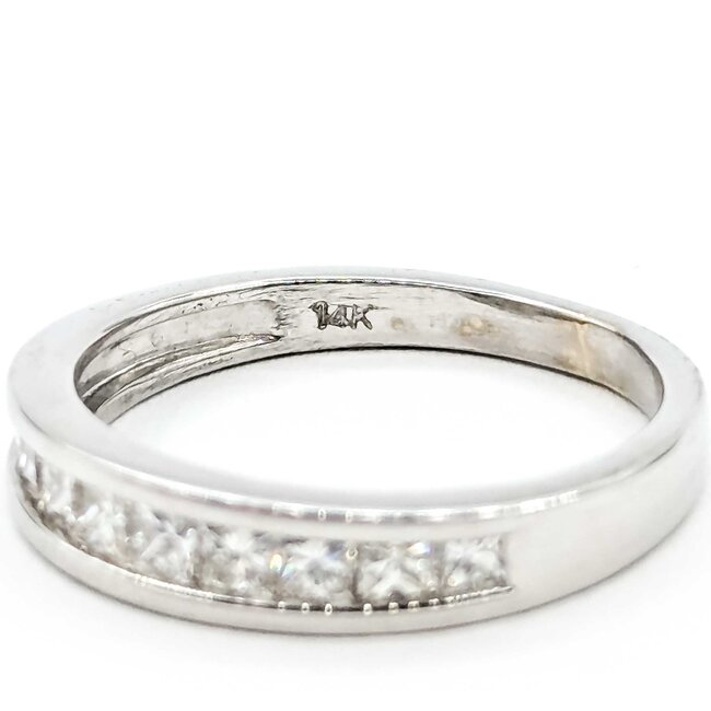 Ring .35ctw Princess Diamonds 14kw Sz5.25 2g 225080086