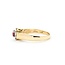 Ring .02ctw Single Cut Diamonds .27ct Pink Tourmaline 14ky 8mm Sz7.5 3.13g 225090006