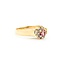 Ring .02ctw Single Cut Diamonds .27ct Pink Tourmaline 14ky 8mm Sz7.5 3.13g 225090006