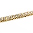 Bracelet Wave Link 5.00ctw Round Diamonds 10ky 10mm 7" 19.45g 125080007