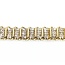 Bracelet Wave Link 5.00ctw Round Diamonds 10ky 10mm 7" 19.45g 125080007