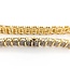 Bracelet Wave Link 5.00ctw Round Diamonds 10ky 10mm 7" 19.45g 125080007