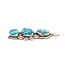 Pendant Native American 3 Stone Turquoise SS 71.4x31mm 25.4 225080029