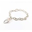 Bracelet Gucci Heart Charm Rolo Link 925 8.5mm 8" 37g 125082006