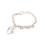 Bracelet Gucci Heart Charm Rolo Link 925 8.5mm 8" 37g 125082006