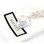 Bracelet Gucci Heart Charm Rolo Link 925 8.5mm 8" 37g 125082006