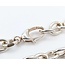 Bracelet Gucci Heart Charm Rolo Link 925 8.5mm 8" 37g 125082006