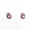 Earrings 1.30ct Pink Sapphire 14kw 9x7mm 1.62g 225090009