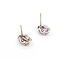 Earrings 1.30ct Pink Sapphire 14kw 9x7mm 1.62g 225090009