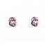 Earrings 1.30ct Pink Sapphire 14kw 9x7mm 1.62g 225090009