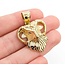 Pendant Rams Head 10ky 1.5x1.05" 4.2g 125092014