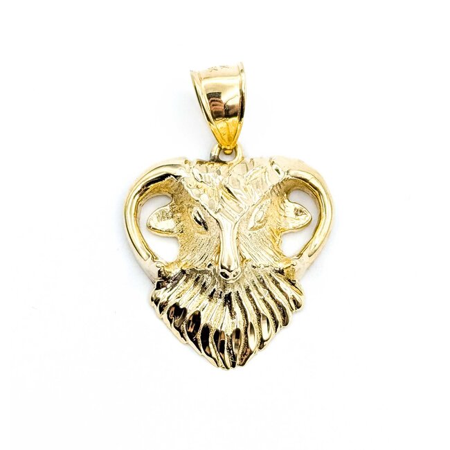 Pendant Rams Head 10ky 1.5x1.05" 4.2g 125092014