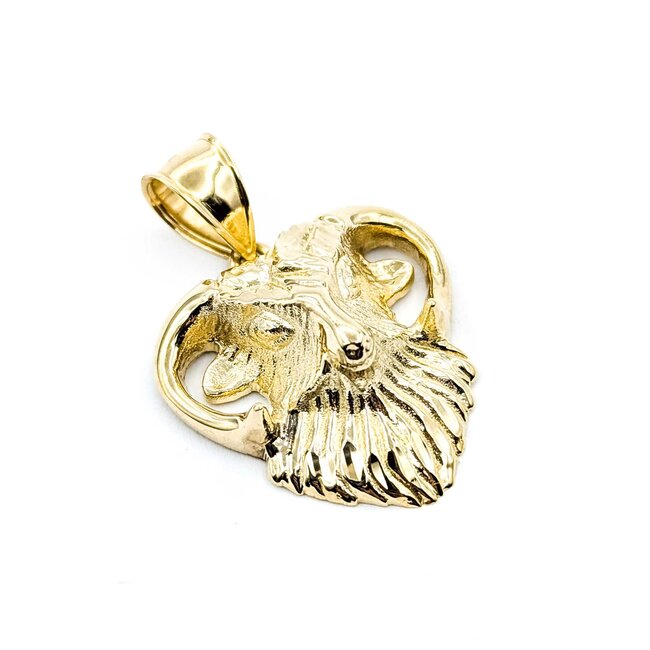 Pendant Rams Head 10ky 1.5x1.05" 4.2g 125092014